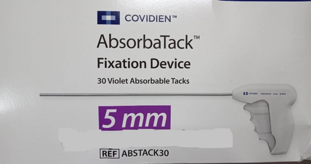 Laparoscopic hernia mesh fixation tacker - Alivexe